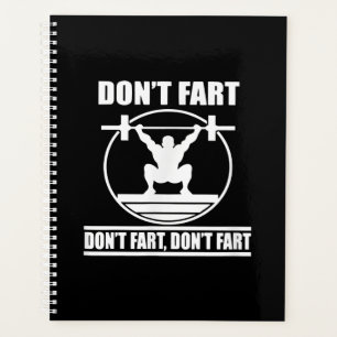 Agenda Esquadra de Workout Engraçado de Gym Engraçado N