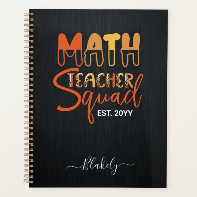 Agenda Esquadrão de Professores de Matemática (Frente)