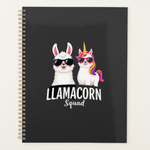Agenda Esquadrão Llamacorn Unicórnio Engraçado Esquadrão