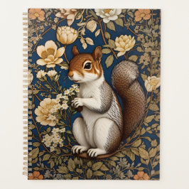 Agenda Esquilo com Flores de Acacia William Morris