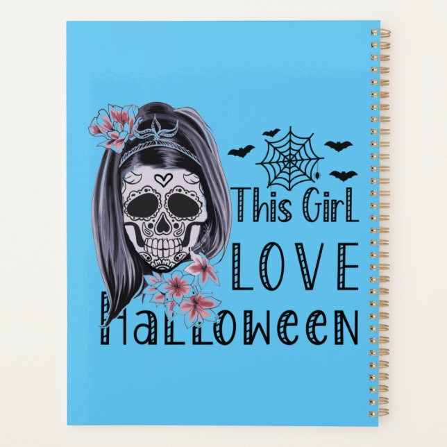 Agenda Essa Menina Adorou Halloween (Verso)