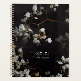 Agenda Estética floral escura