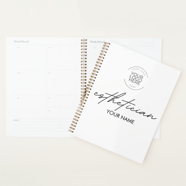 Agenda Esthetician Notebook - Personalized Gift (Exibição)
