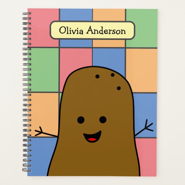 Agenda Estilo de Arte pop Personalizado (Frente)