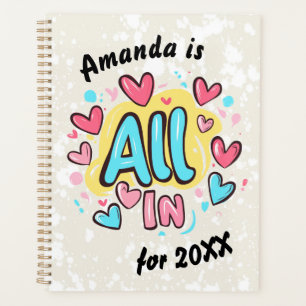 Agenda Estilo de Grafite "All In"