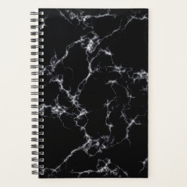 Agenda Estilo de mármore elegante4 - Preto e Branco