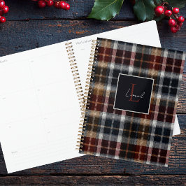 Agenda Estilo de Padrão Xadrez Personalizado