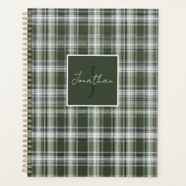 Agenda Estilo de Padrão Xadrez Personalizado do Planejado