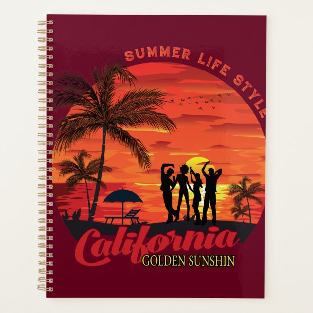 Agenda Estilo de vida de verão (Frente)