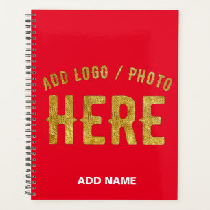 AGENDA ESTILO MODERNO PERSONALIZÁVEL VERMELHO VERIFICADO