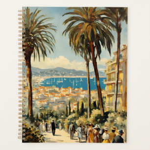 Agenda Estilo Vintage Cannes French Viagem Watercolor