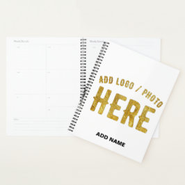 AGENDA ESTILOSO MODERNO PERSONALIZÁVEL BRANCO VERIFICADO