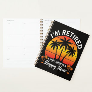 Agenda Estou Aposentado Cada Hora É Hora Feliz Vintage