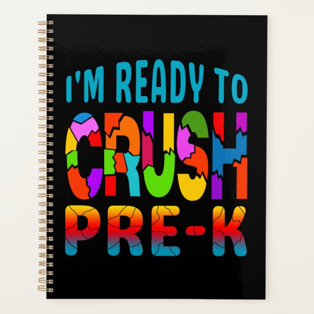 Agenda estou pronto para arrasar no pré k (Frente)