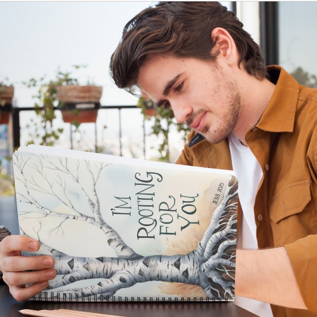 Agenda Estou torcendo por você. (Show your support with this personalized, "I'm rooting for you" planner! )