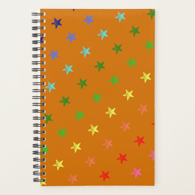 Agenda Estrelas de Crayon Multicolor (Frente)