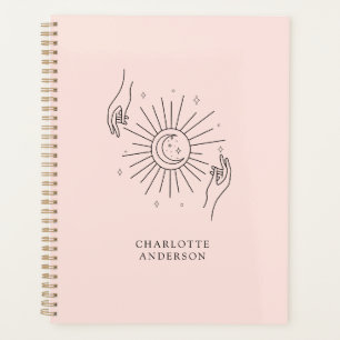 Agenda Estrelas de lua solar minimalistas