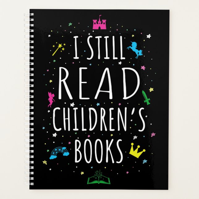 Agenda Eu ainda leio livros infantis I (Frente)