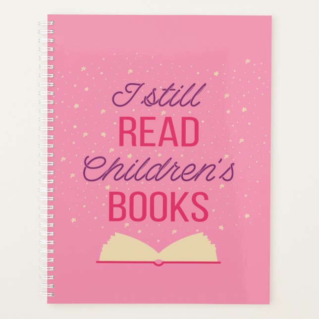 Agenda Eu ainda leio livros infantis III (Frente)