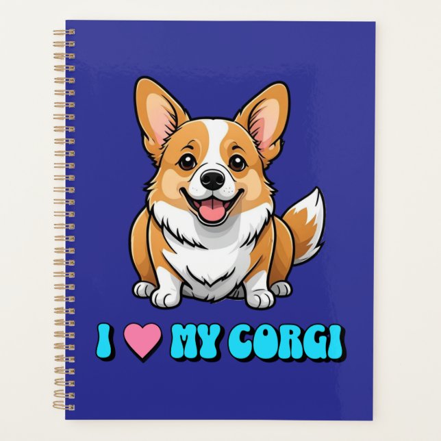 Agenda Eu Amo Meu Corgi (Frente)