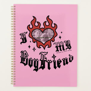 Agenda Eu Amo Meu Namorado - Vermelho - DingusDesign