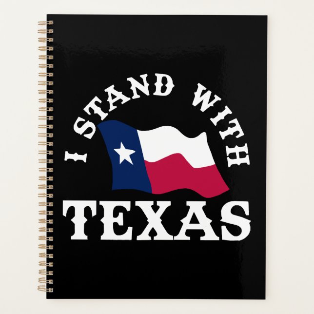Agenda Eu Apoio o Texas (Frente)