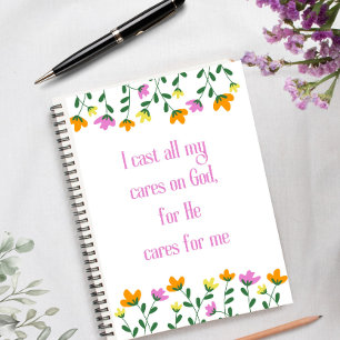 Agenda Eu Gasto Todas As Minhas Preocupações Com Deus, Um