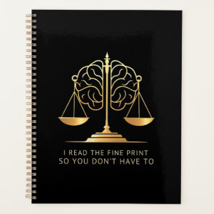 Agenda Eu Li a Letra Miúda Para Você Não Ter Que Ler