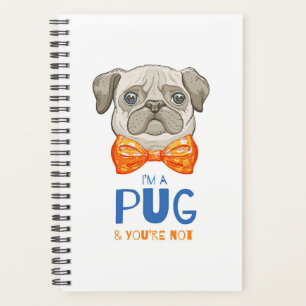 Agenda Eu Sou Um Presente De Pug Engraçado, Um Presente