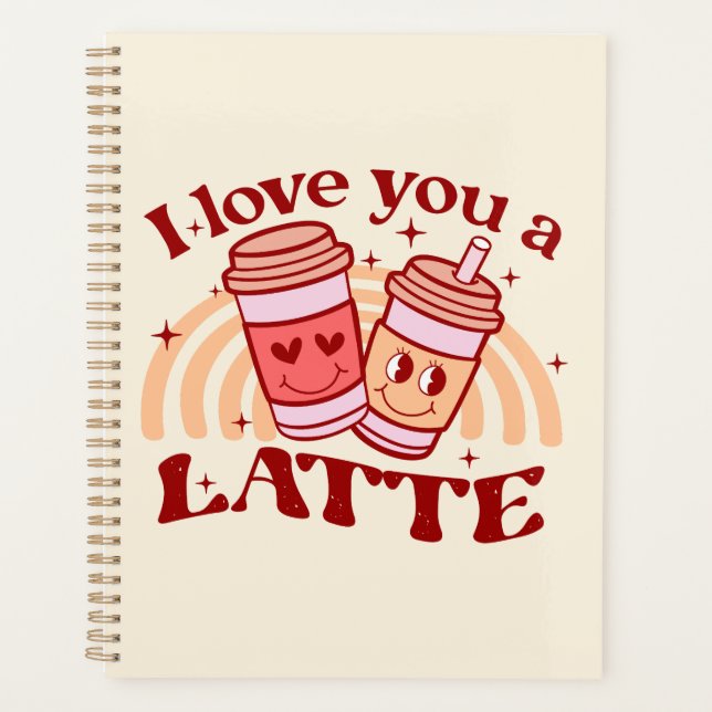 Agenda Eu Te Amo Um Latte (Frente)