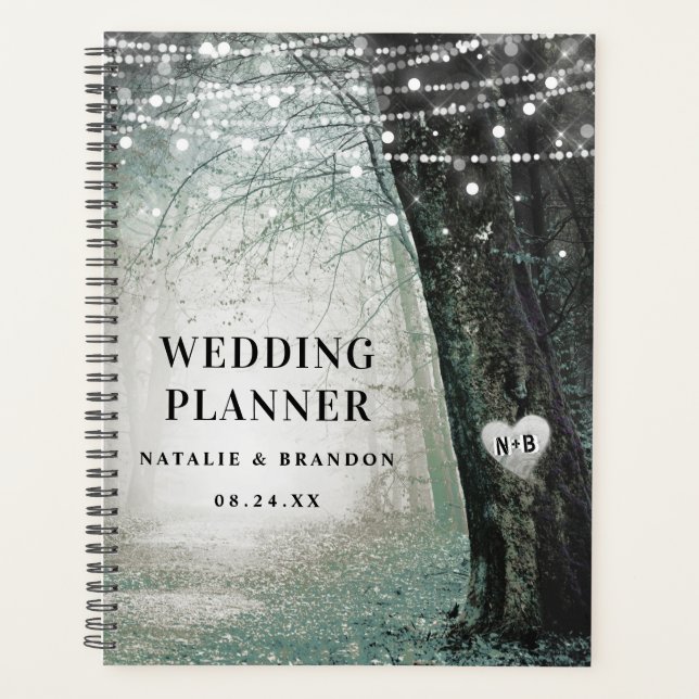 Agenda Evermore | Planos de Casamento de Moss Florestais  (Frente)