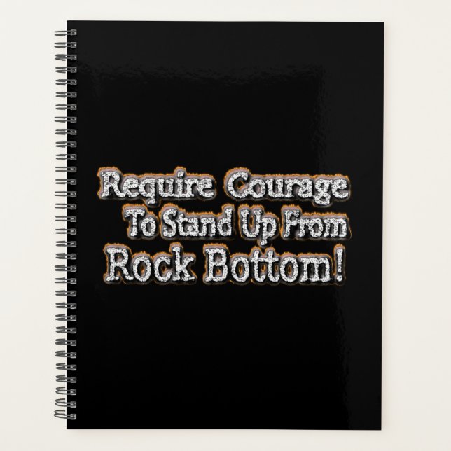 Agenda "Exigir Coragem" Design. Comprar Agora (Frente)