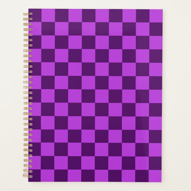 Agenda Explore a Audácia do Xadrez Roxo (Frente)