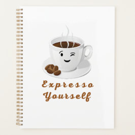 Agenda Expresse-se – Camiseta de Café Sorridente e Divert