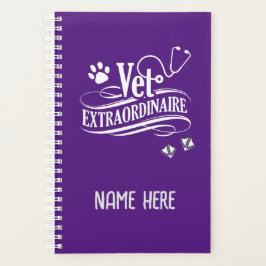 Agenda Extraordinário de veterinário personalizado