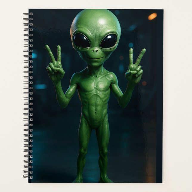 AGENDA Extraterrestre futurista (Frente)