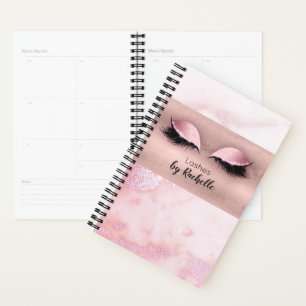 Agenda Eyelash Pisca Maquiagem Cor-de-rosa
