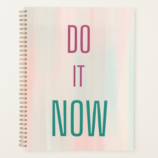 Agenda Faça agora (Frente)