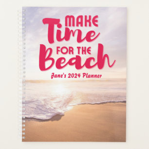 Agenda Faça tempo para a praia personalizada