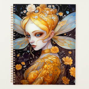 Agenda Fada Amarela-Cria Fantasia Art