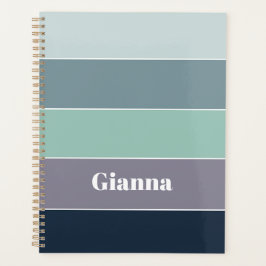 Agenda Faixas de Cores de Verão Personalizadas