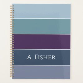 Agenda Faixas de Cores de Verão Personalizadas