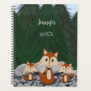 Agenda Família Adorável de Raposa