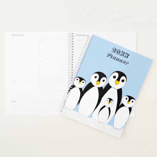 Agenda Família de pinguins (Exibição)