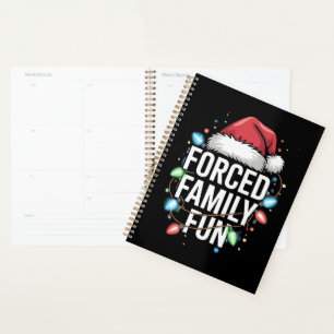 Agenda Família Forçada Diversão Sarcástica de Natal Engra