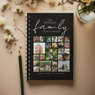 Agenda Família Personalizada de Colagem de Fotos 24