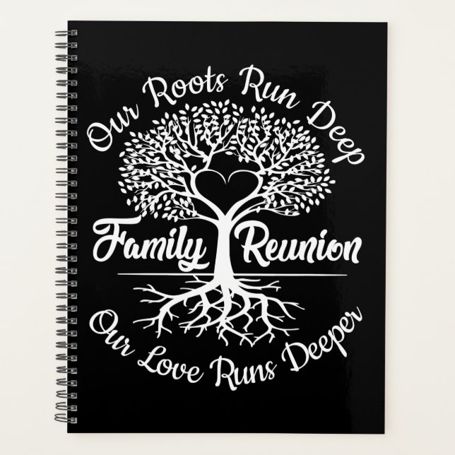 Agenda Family Reunion Our Roots Run Deep Tree (Frente)