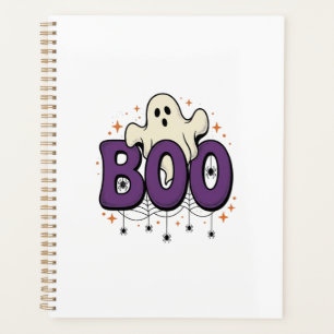 Agenda Fantasma de Halloween Boo Aranha Engraçada Vintage