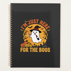 Agenda Fantasma engraçado de Halloween Estou aqui apenas