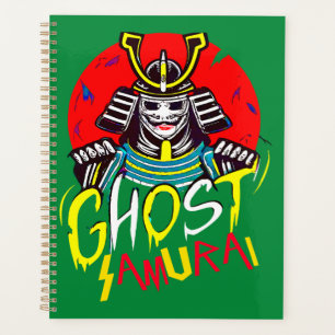 Agenda Fantasma Japonês Samurai Arte Marcial em Estilo Re